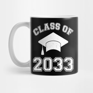 Vintage Class Of 2033 Kindergarten Grow With Me Girls Gift Mug